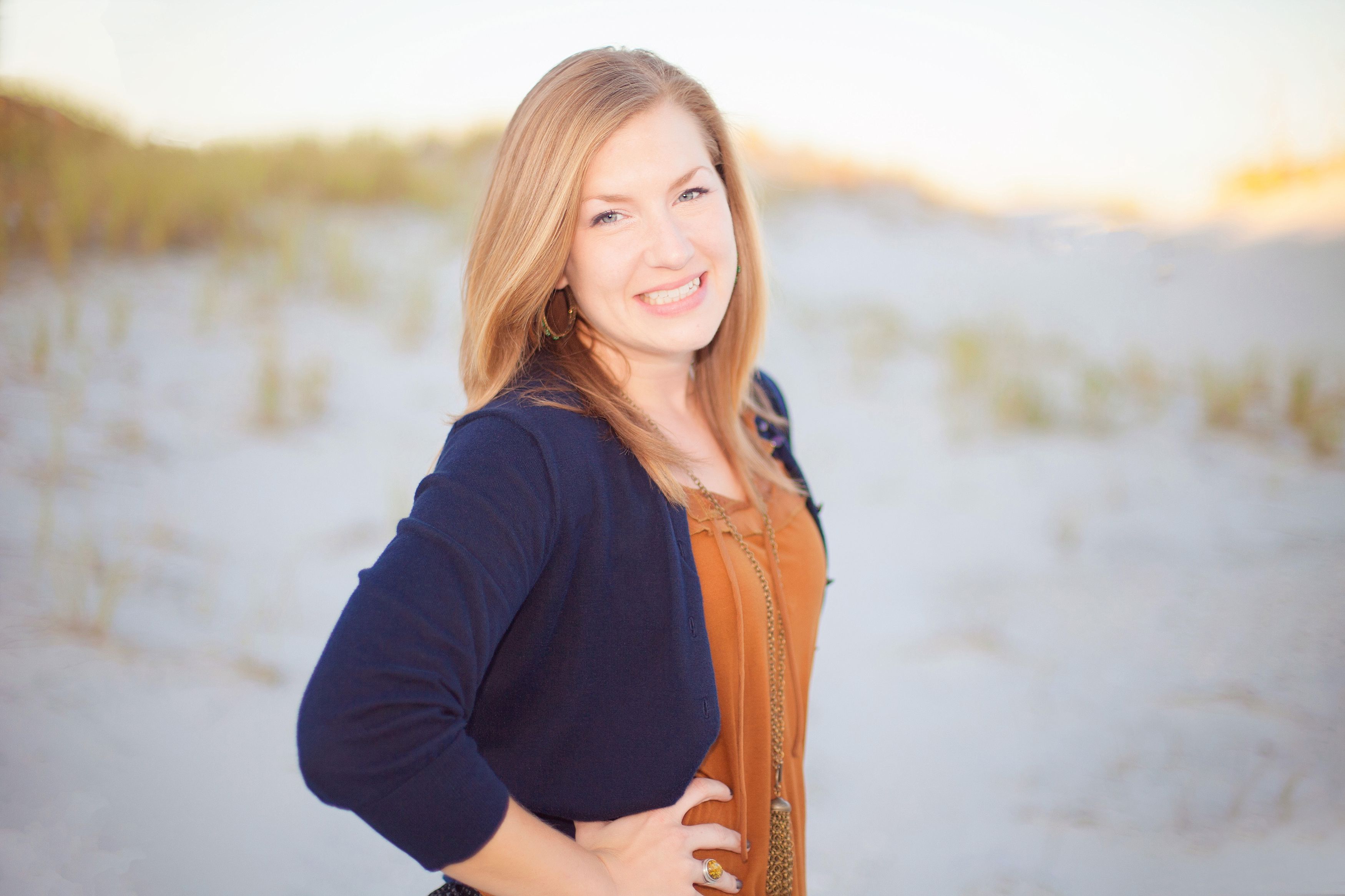 personal branding photo session at the beach in wrightsville beach, nc