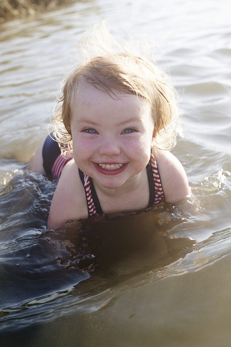 toddlers in the water, toddle in wrightsville beach sound, cute summer toddler