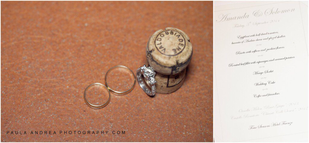 wedding ring, four seasons firenze, garden wedding, four seasons wedding