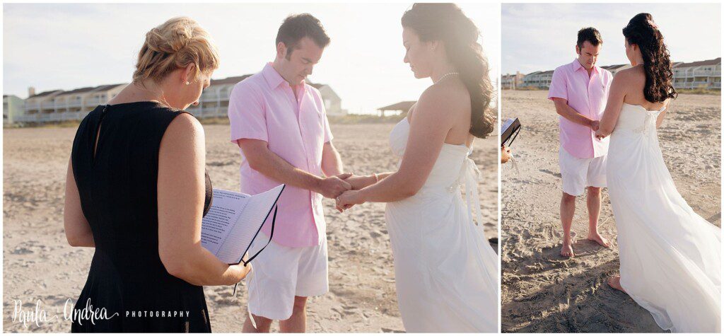 nc beach wedding ceremony