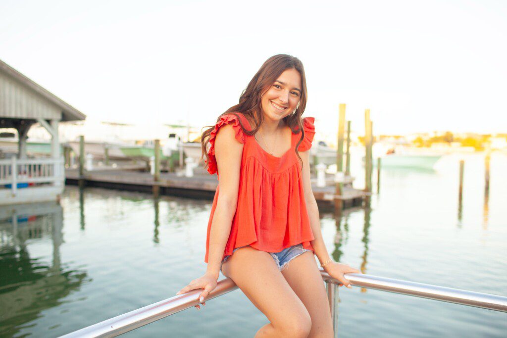 senior pic photography in wrightsville beach nc 