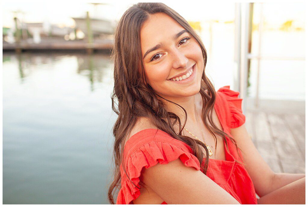 wrighsville beach nc senior photos at the wrightsville beach marina