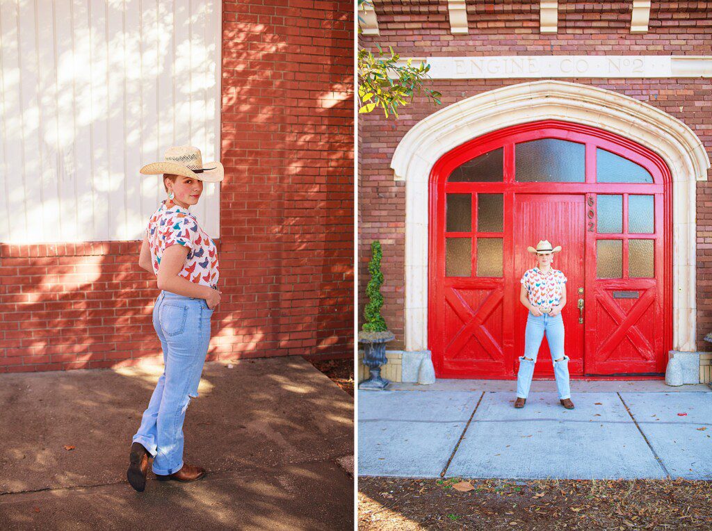 wilmington nc senior photos on fifth and castle 